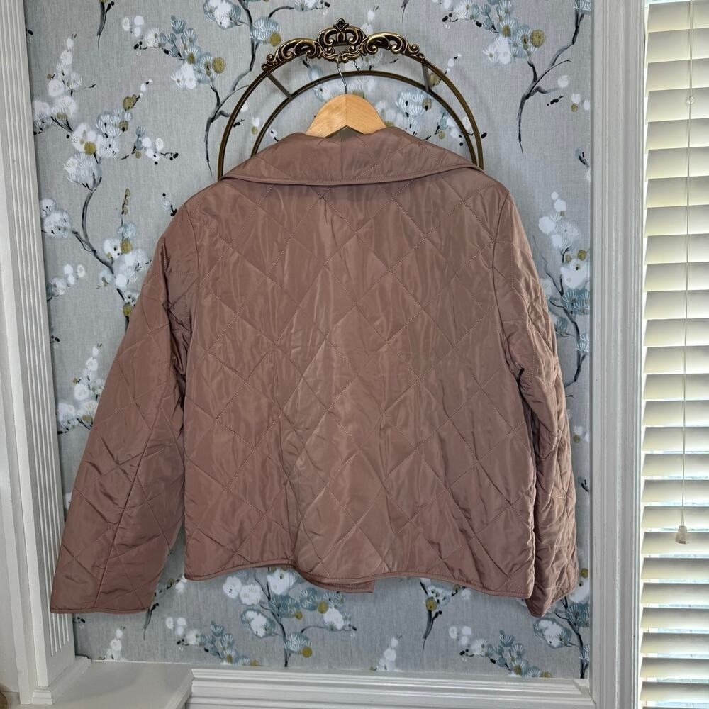 Calvin Klein Mauve Pink Quilted Jacket - Size XL - Picture 3 of 6